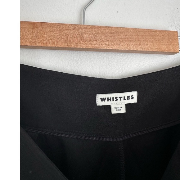 Whistles • Wide Leg Crop Trouser Pants in Black - Picture 6 of 8